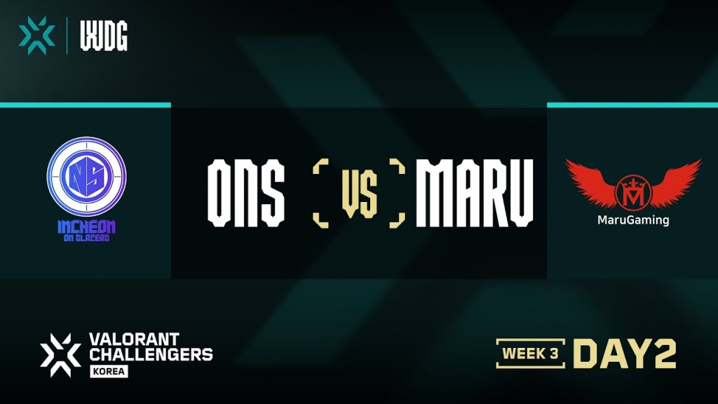 [마루게이밍] ONS vs MARU | 3주차 2일 | 2024 WDG발로란트 챌린저스 코리아